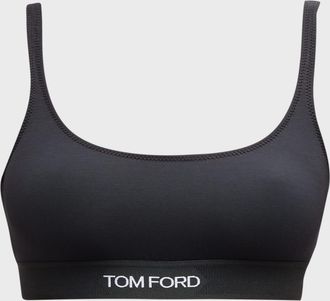 Tom Ford Logo Band Jersey Bralette