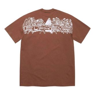SUPREME SS26 Supper T-Shirt Brown SUP-SS26-346-BRN