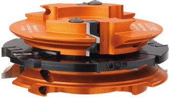 CMT 694.015.30 Juego De Cabezales Regulables Para Perfiles Machihembrados D=132x48x30