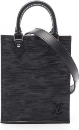 Louis Vuitton Pre-owned Vintage Handbag - Dames - Vintage Handtas - Zwart - ONE Size - Leer - Vintage