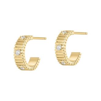 Electric Picks xDede Raad Huggies & Kisses Hoop Earrings in Gold at Nordstrom
