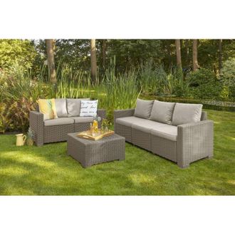 Dmora Sof&aacute; De Exterior Arnone, Sof&aacute; Para Jard&iacute;n, Sof&aacute; Para Terraza, Sof&aacute; Outdoor, 198x68 H72 Cm, T&oacute;rtola - Dmora