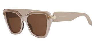 Bulgari BV40033I 57E Womens Sunglasses Yellow Size 53