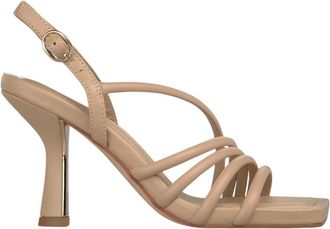Alma En Pena Trash Sandal - Dames - Sandalen met hakken - Beige - 40 EU - Leer - Schoenen