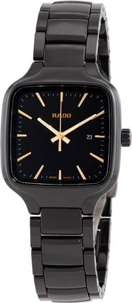 Rado True Square Quartz Black Dial Ladies Watch R27080162