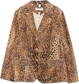 A.N.G.E.L.O. Vintage Cult Giacca con stampa anni 2000 - Marrone