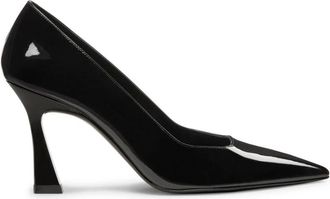 Stuart Weitzman Vinnie 85 Pump - Dames - Pumps - Zwart - 40 EU - Leer - Schoenen