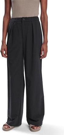 Varley Kayson Wide Leg 29.5 Womens Casual Pants Black : MD 29.5, Elastane/Polyester