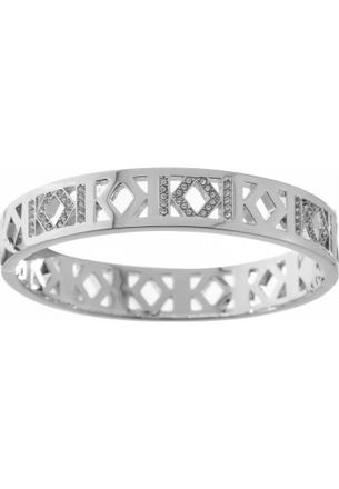 Karl Lagerfeld Womens 5483638 Ladies Ring - Silver Stainless Steel - One Size