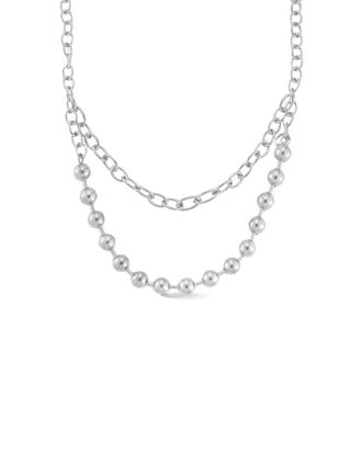 Glaze Jewelry Plated Layered Chain Necklace