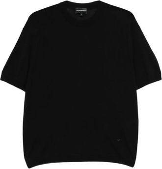 Emporio Armani Pullover - Heren - T-shirts - Zwart - M - Tops