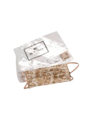 Etro Yellow Paisley Face Mask