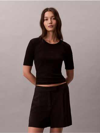 Calvin Klein Jeans Calvin Klein Womens Woven Monologo Cable Cardigan - Open Misc - XL