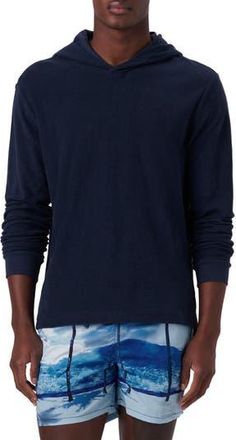 Bugatchi Cotton French Terry Hoodie in Navy at Nordstrom Rack, Size Xx-Large