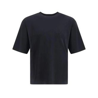 Dsquared2 T-Shirts, male, Black, Size: 2XL Cotton Crewneck Graphic T-Shirt