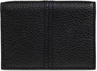 Maison Margiela Card Holder 2 Small - unisex - Portefeuilles - Zwart - ONE Size - Leer - Accessoires