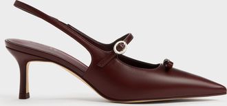 Charles & Keith Sonali Bow Slingback Pumps