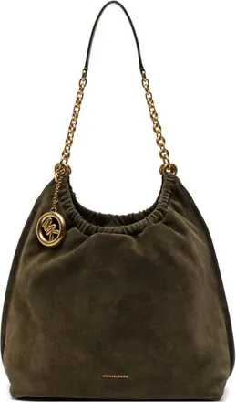 Michael Kors Shoulder Bag Gold Chain Lg Cinch