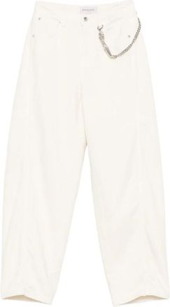 Ermanno Scervino Jeans, Dames, Wit, 2Xs, Loose-fit Jeans