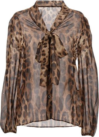 Dolce & Gabbana Multicolor Animal Shirt