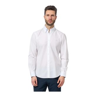 Harmont & Blaine Casual overhemd - Heren - Zakelijke Overhemden - Wit - 5XL - Katoen - Overhemden