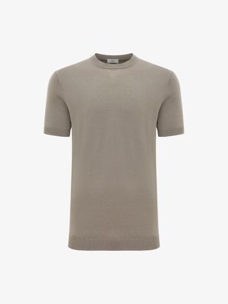 Gentiluomo Gebreid T-shirt | Bruin