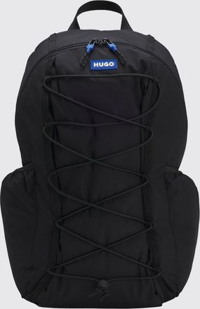 HUGO BOSS Zaino in poliestere riciclato con spallacci regolabili e chiusura con zip