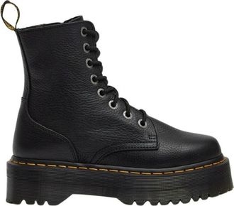 Dr. Martens Jadon III Pisa Platform Boots - Dames - Veterlaarzen - Zwart - 40 EU - Leer - Schoenen