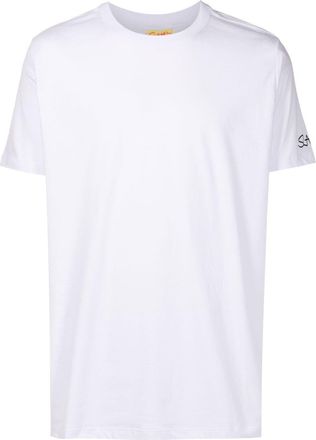 Amir Slama Three Heads-print T-shirt - unisex - Cotton - GG - White