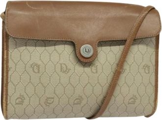 Dior Pre-owned Cross Body Bags, female, Beige, Size: ONE SIZE Pre-owned Vintage Shoulder Bag