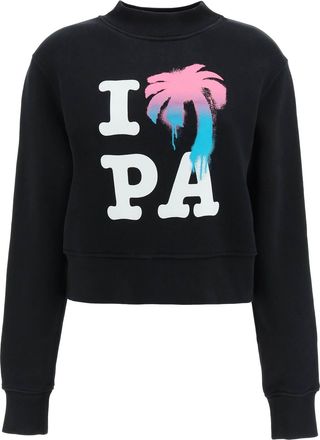Palm Angels I Love Pa Crewneck Sweatshirt