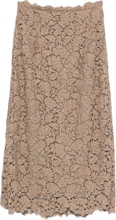 Ermanno Scervino Gonna midi a fiori - Toni neutri