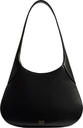 Khaite Black Joan Leather Hobo Bag