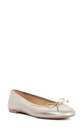 Dune London Helenne Ballet Flat in Gold at Nordstrom, Size 8.5Us