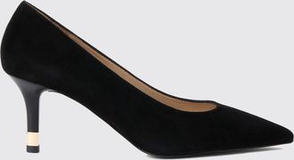 Furla Aria Suede Pumps with a Mid-Stiletto Heel and Almond Toe