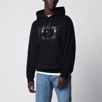 Gucci White cotton sweatshirt with logo print