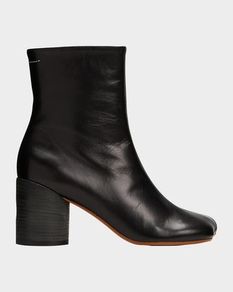 Maison Margiela Anatomic Leather Zip Booties