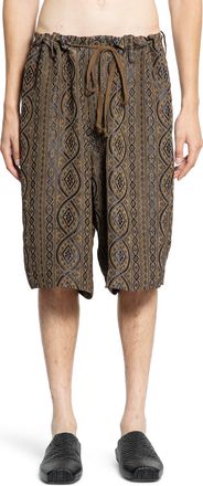 Uma Wang Pallor Printed Bermudas