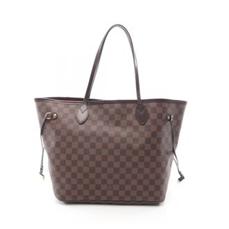 Louis Vuitton Brown Ebene Coated Canvas Leather Handbag Tote Bag (Pre-Owned)