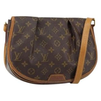 Louis Vuitton Pre-owned Cross Body Bags, female, Brown, Size: ONE SIZE Pre-owned Canvas Cross Body Bag