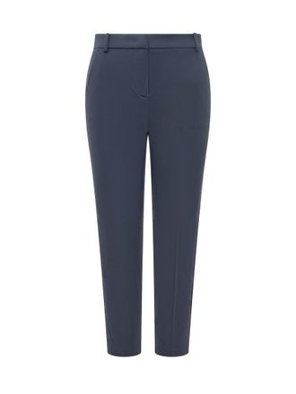 Pinko Blue Straight Flat Front Pants