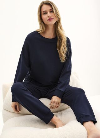 Miiyu Womens Brushed underside supple lounge jogger