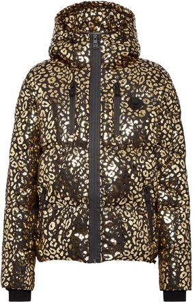 Plein Sport Leopard Jacket - Dames - Ski Jassen - Geel - S - Polyester - Fitness