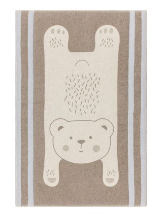 Schubiger M&ouml;bel Krabbeldecke gef&uuml;ttert Juwel B&auml;r, Hellbraun 16 x 29 cm