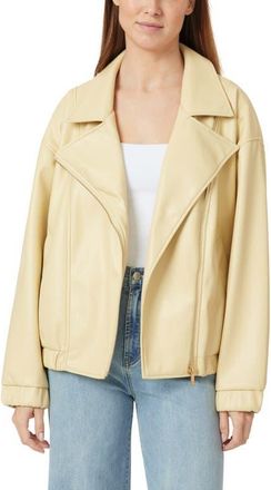 Habitual Oversize Faux Leather Moto Jacket in Boulder at Nordstrom, Size X-Small