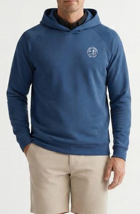 Ben Sherman Neoprene Golf Hoodie in Sea at Nordstrom, Size Xx-Large