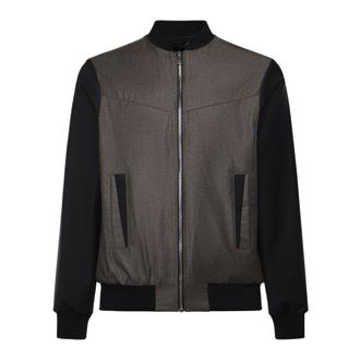 Giuliano Galiano Bomberjack - Heren - Bomber jackets - Bruin - 3XL - Wol - Jassen