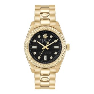Philipp Plein Queen Crystal Dameshorloge - Dames - Horloges - Geel - ONE Size - Accessoires