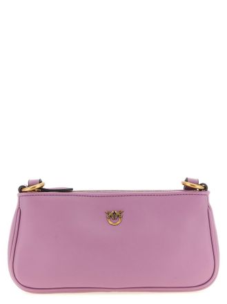 Pinko Purple Half Moon Mini Crossbody Bag