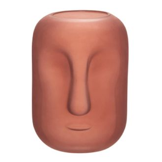 The Rug Market 14684-01_Face Pink Vase, 10x7x7